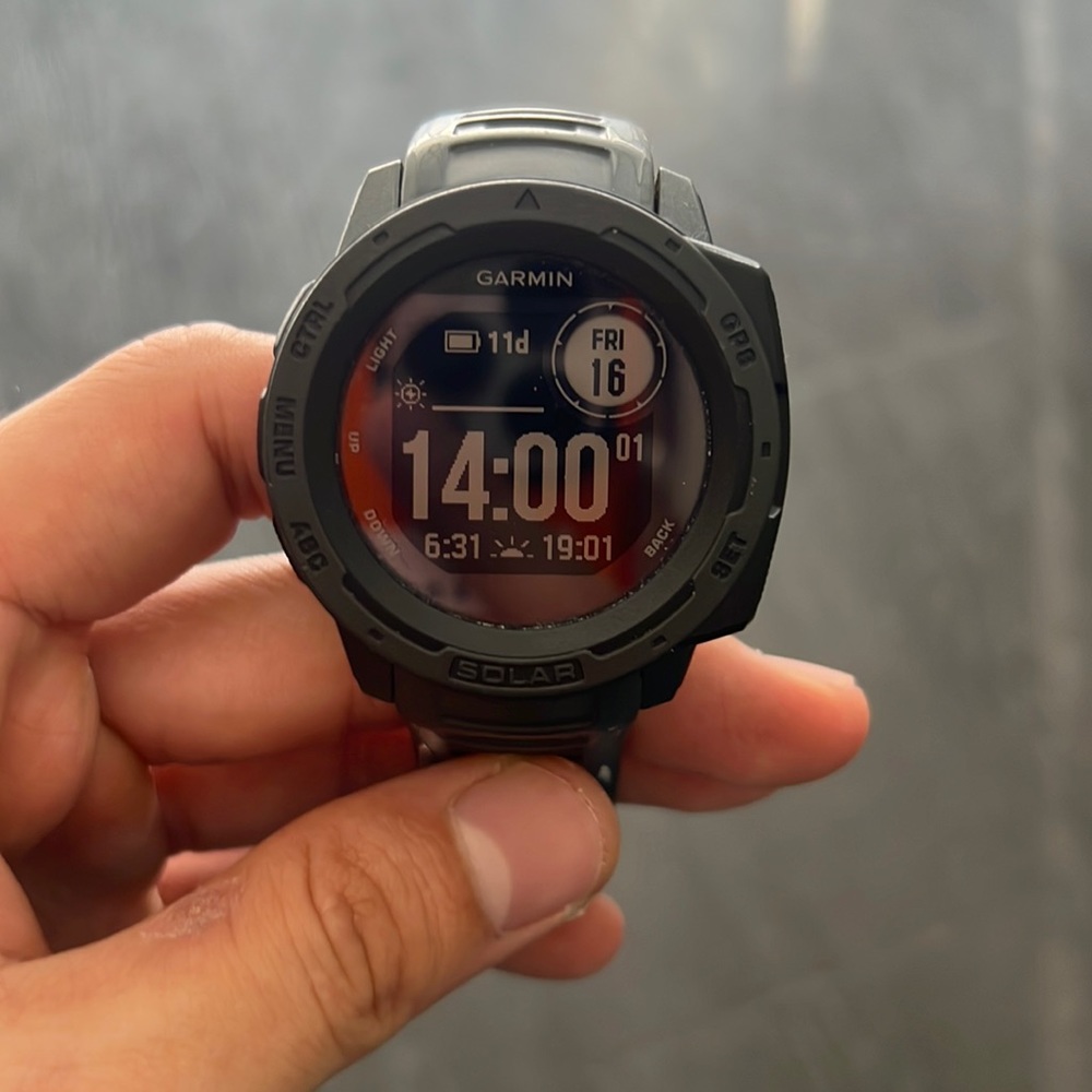 Garmin Instinct Solar Smartwatch 45mm.